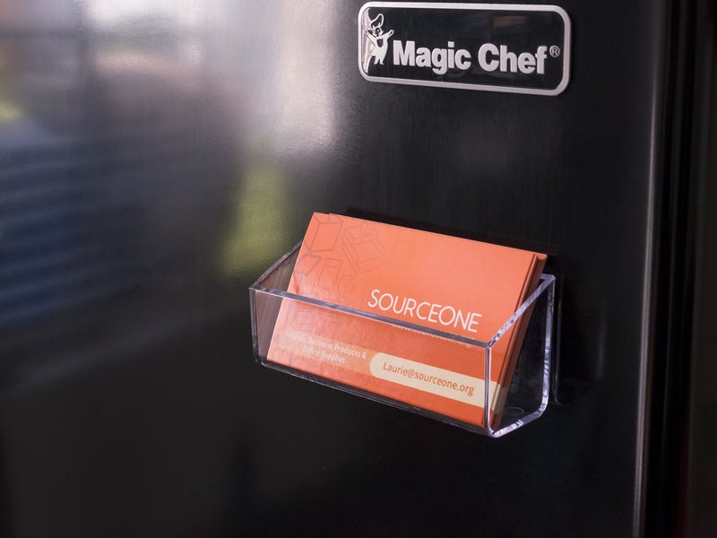 SourceOne Source One Magnetic Business Card/Gift Card Clear Holder Display (S1-Magnet) - Image 5